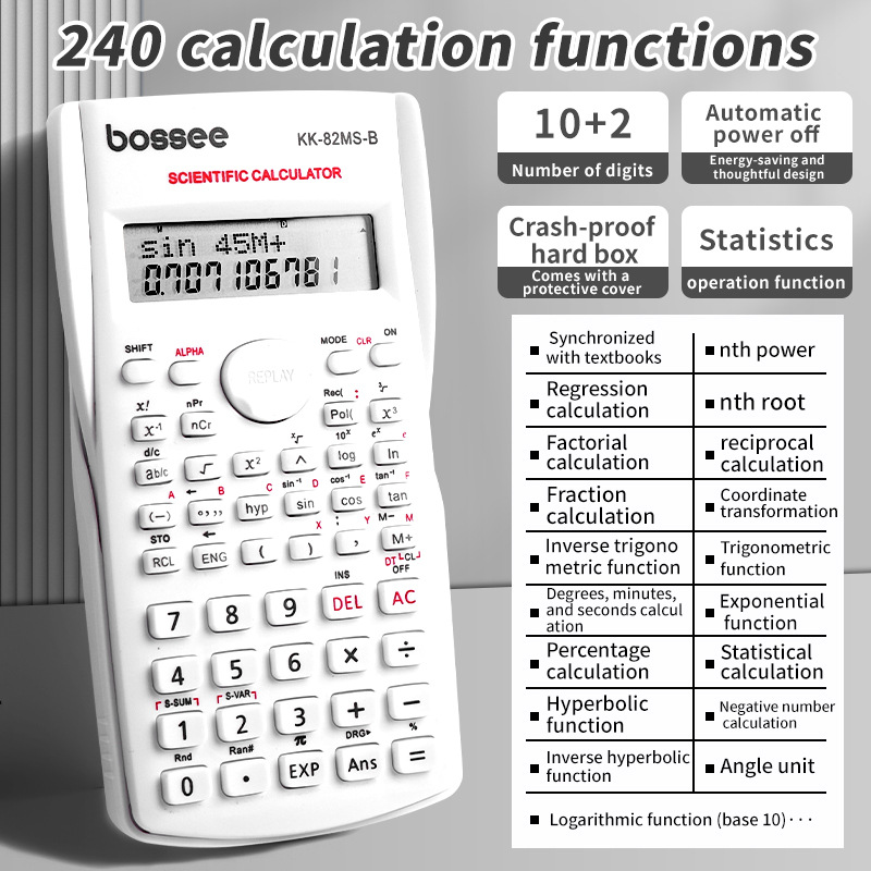 Scientific Calculator 240 Func - Scientific Calculator For Secondary School ulasan dan harga