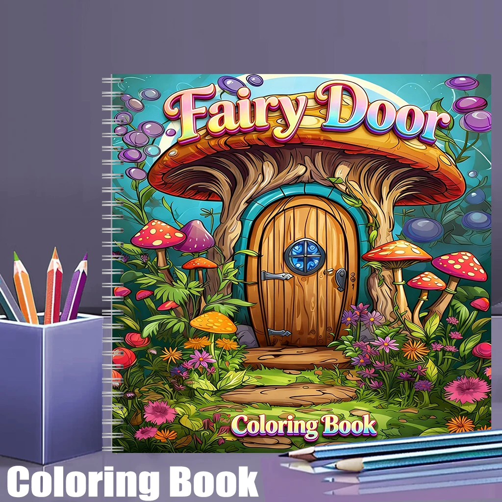 Coloring Book Fairy Door for A - School Supplies ulasan dan harga