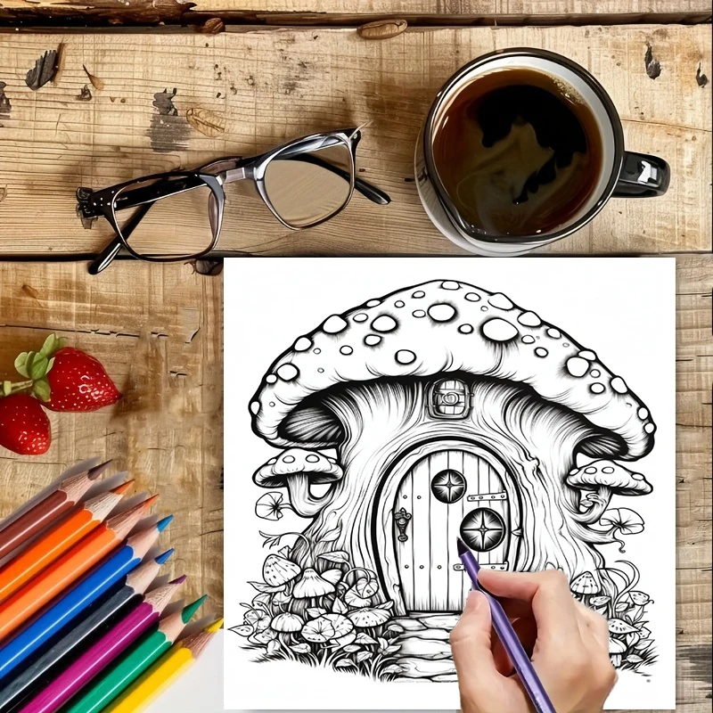 Coloring Book Fairy Door for A - School Supplies ulasan dan harga