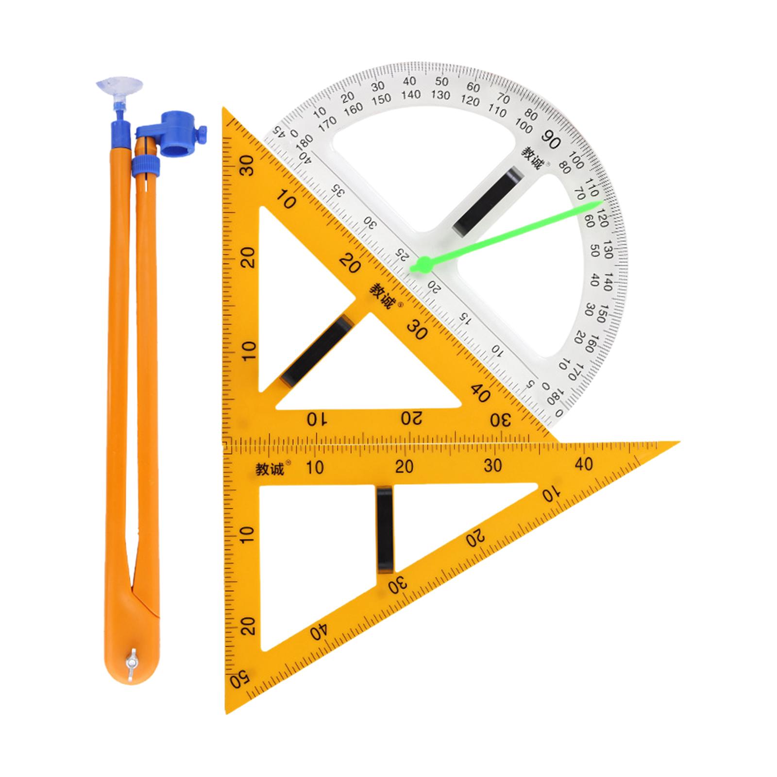 Math Geometry Ruler Set for Bl - Math Geometry Set With Compass ulasan dan harga
