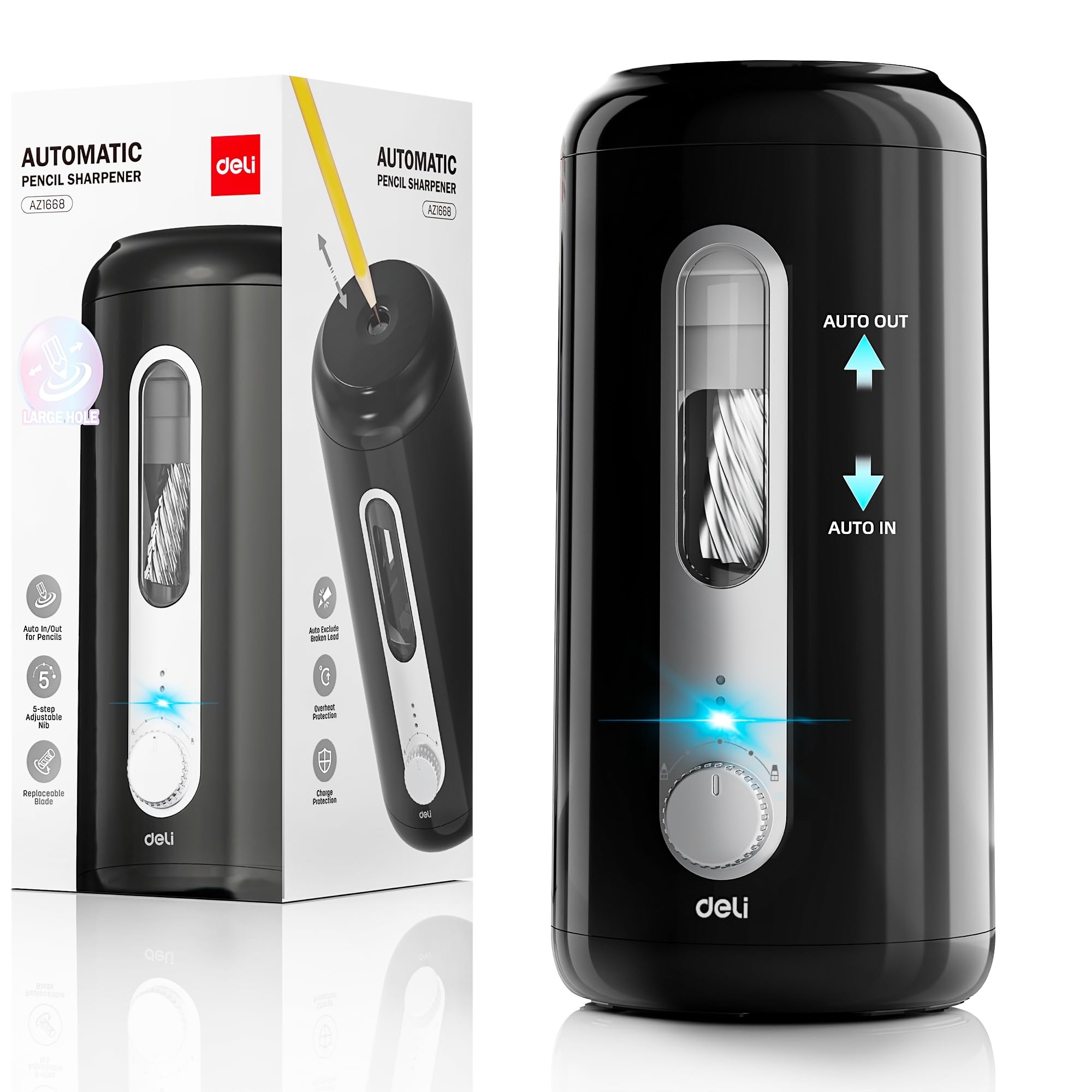 Deli Electric Pencil Sharpener - Electric Pencil Sharpener Usb ulasan dan harga